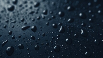 Capture the simplicity of a single raindrop on a window pane for a minimalist mobile wallpaper that evokes a sense of tranquility - obrazy, fototapety, plakaty