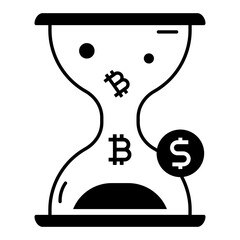 Cryptocurrencies Linear Icon