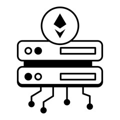 Crypto Trading Linear Icon