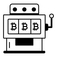 Crypto Trading Linear Icon