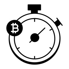 Cryptocurrencies Linear Icon