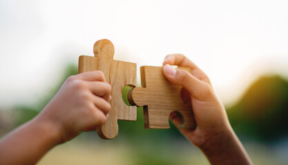 jigsaw puzzle pieces teamwork unity important parts perfect components Links and Communications