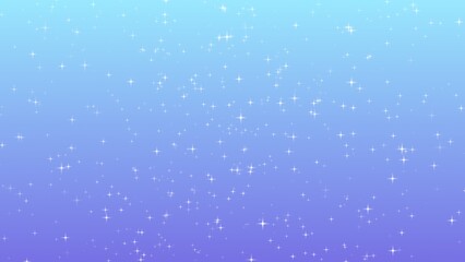 ブルーのグラデーションのキラキラ背景画像