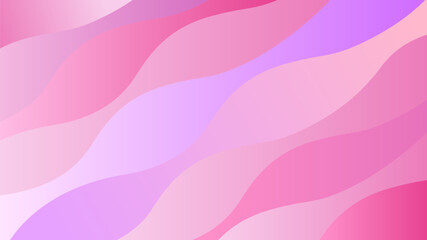 ピンク色の波型の幾何学模様背景 - obrazy, fototapety, plakaty
