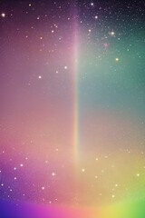 Rainbow glitter abstract background, vertical composition