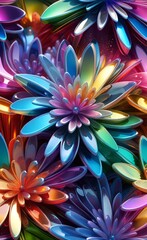 Abstract multicolored holographic background. .AI