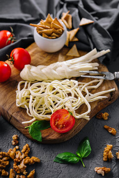 Traditional handmade Slovakian korbacik string Cheese
