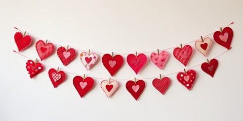 Banner of Love - Craft a vibrant Valentines Day banner, filled with romantic elements and captivating visuals