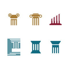 Column Logo vector symbol Template