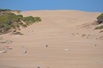 The beach in Bolonia