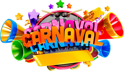 logotipo 3d ofertas de carnaval promocao de carnaval no brasil folia de carnaval selo 3d de supermercado