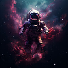 astronaut in space