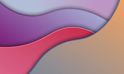 Gradient wave with space for text.