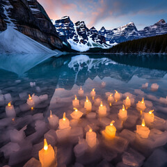 sunrise over the mountains