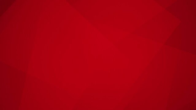 Looped animated red geometric background for Christmas or Valentine's Day