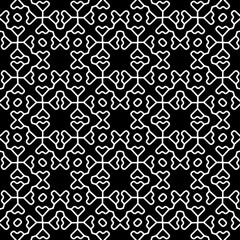 White background with black pattern. Seamless texture for fashion, textile design,  on wall paper, wrapping paper, fabrics and home decor. Repeat pattern.