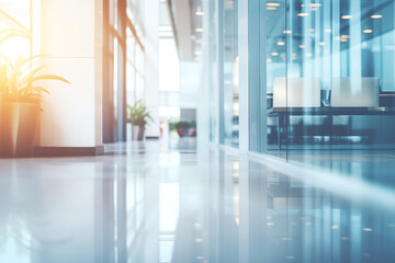 Fototapeta premium hall and corridor of an office building