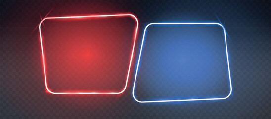 This vector graphic illustration depicts an abstract and modern design created in a neon style. In the picture you can see the geometric shapes and lines that make up the night environment.