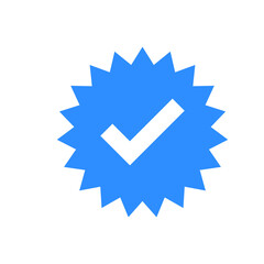 blue checkmark validation social media