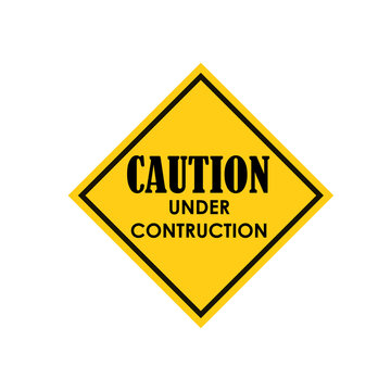 warning caution sign label contruction