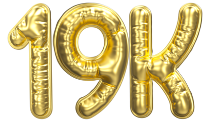 Font With Number 3D Rendering