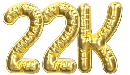 Font With Number 3D Rendering