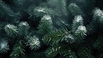 winter snowy green light frosted illustration snow plant, frost spruce, ever coniferous winter snowy green light frosted