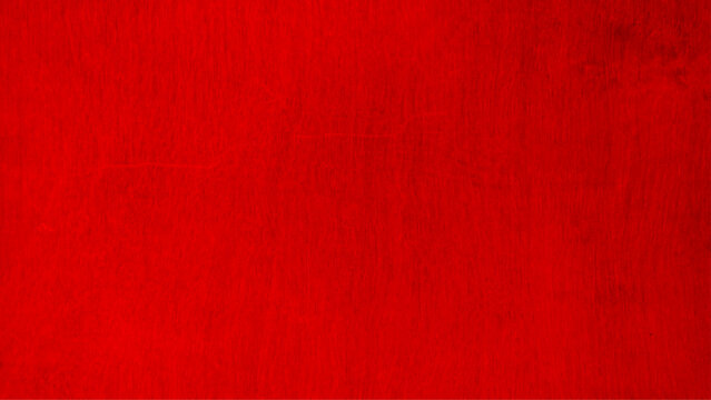 Red texture of pine wood grain with knots. Vintage red abstract background with wood panel pattern for print or design.