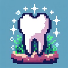 Illustration about healthy teeth. Generative AI
