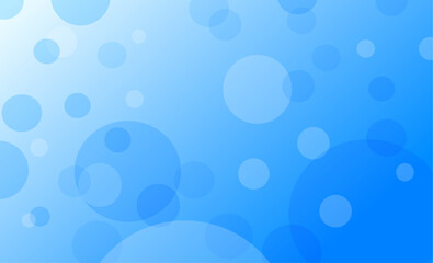 abstract background with bubbles, Blue banner