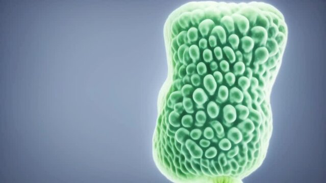 cell life, abstract scientific illustration