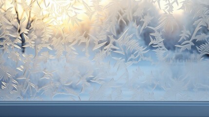 surface frost design outdoor frosted illustration abstract winter, beautiful season, closeup cold surface frost design outdoor frosted - obrazy, fototapety, plakaty