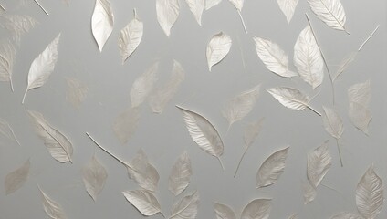 Paper Textures with white silver leaf