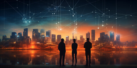 Metaverse digital world planet cyber Earth. Concept general virtual money, Abstract business crypto technology