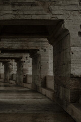 ruins of an ancient temple in archaeological site country