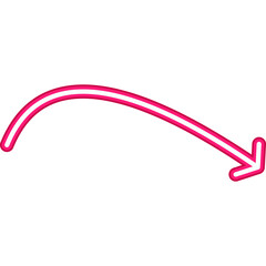 Neon Light Arrow