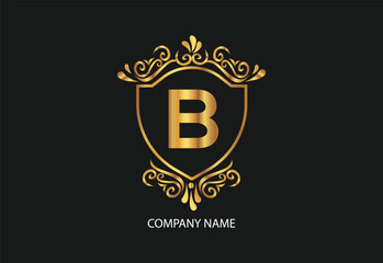 latter B natural and organic logo modern design. Natural logo for branding, corporate identity and business card