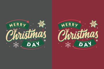 merry Christmas Day T-Shirt Design 