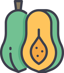 Papaya Icon