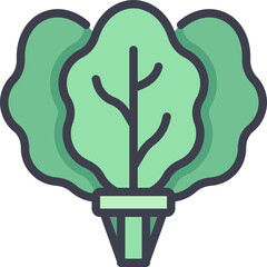 Obraz premium Spinach Icon