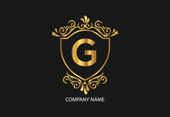 latter G natural and organic logo modern design. Natural logo for branding, corporate identity and business card