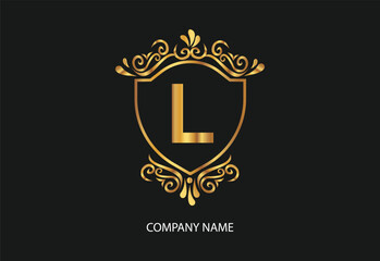 latter L natural and organic logo modern design. Natural logo for branding, corporate identity and business card