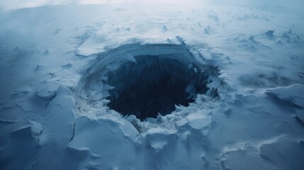 Hole in the middle of Antarctica Landscape Photography - Powered by Adobe
