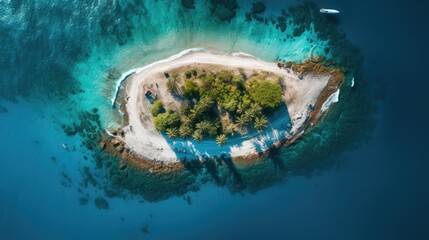 Island in the middle of Ocean