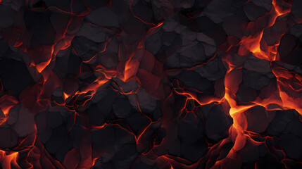 Dark magma poster web page PPT background