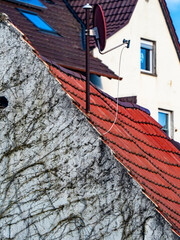 Schäden an der Fassade am Altbau