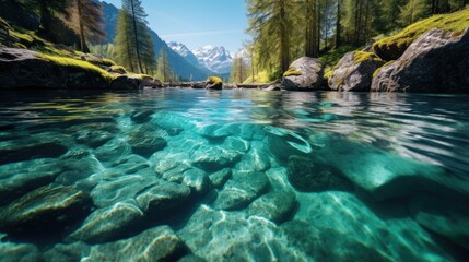 Clear Water River Landscape Photography