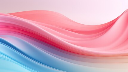 a pink, blue, and pink wave is shown in this abstract image of a pink, blue, and pink wave is shown in the center of the image.  generative ai