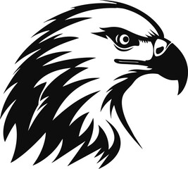 Raven in flight silhouettes vector on a white background