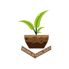 vector world soil day banner design